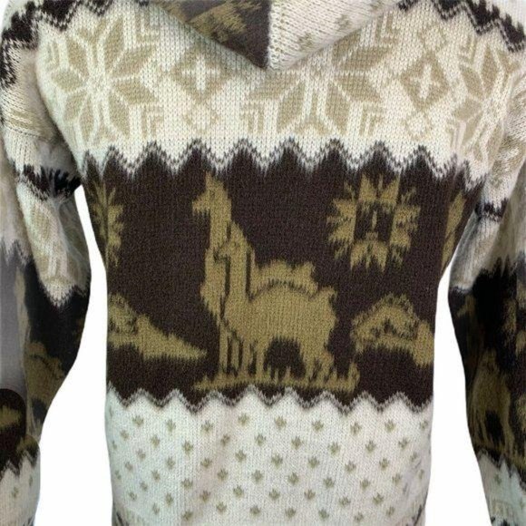 Tejidos Aly Marka Wool Alpaca Zip Up Cardigan - Picture 10 of 11